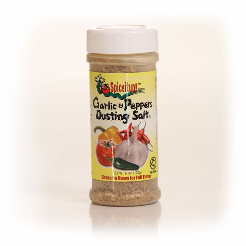 Garlic & Peppers Dusting Salt 6oz, 6 pack - Click Image to Close