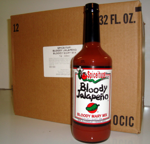 Bloody Jalapeno Bloody Mary Mix, 12 pack - Click Image to Close